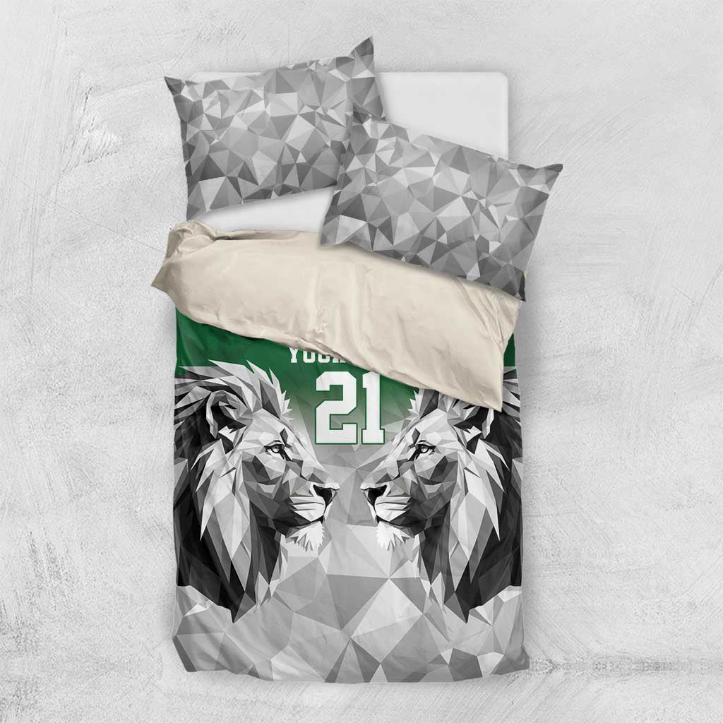 Custom Rugby Africa Kenya Bedding Set Green Kenyan 22-23 Motif LT9