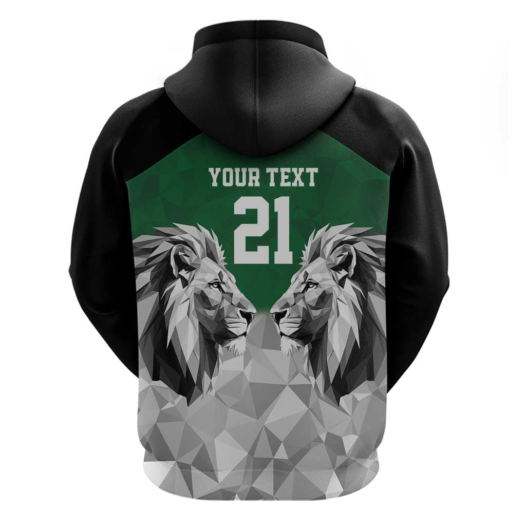 Kenya Rugby Custom Hoodie Green Kenyan 22-23 Motif LT9
