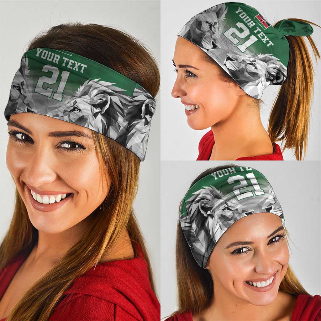 Kenya Rugby Custom Neck Gaiter Green Kenyan 22-23 Motif LT9