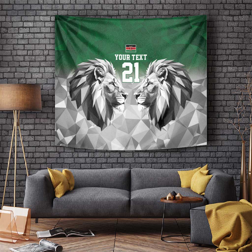 Custom Rugby Africa Kenya Tapestry Green Kenyan 22-23 Motif LT9