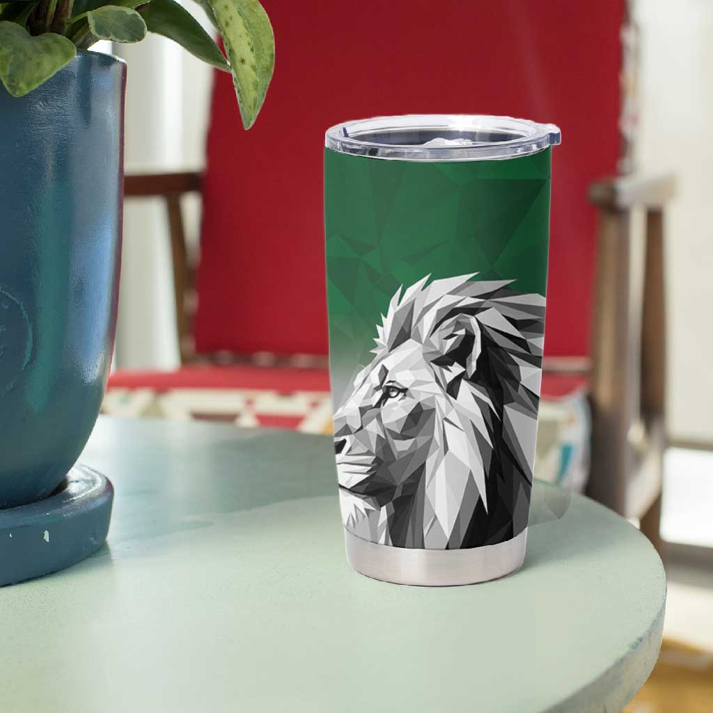 Custom Rugby Africa Kenya Tumbler Cup Green Kenyan 22-23 Motif LT9