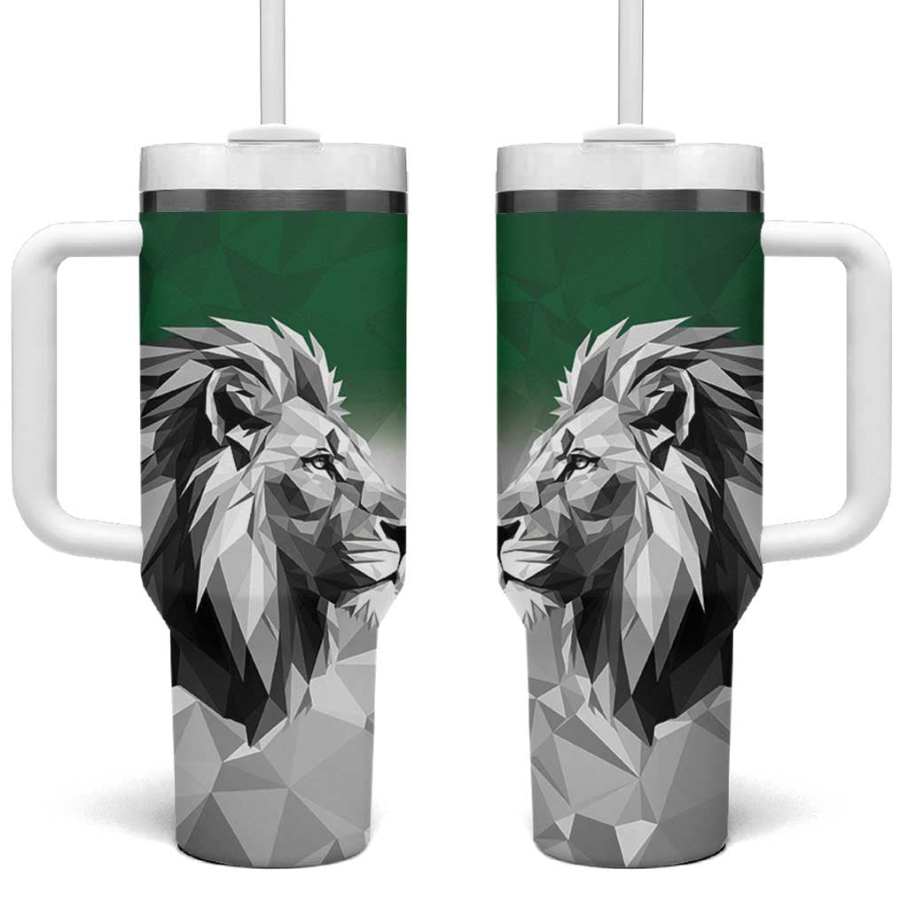 Custom Rugby Africa Kenya Tumbler With Handle Green Kenyan 22-23 Motif LT9