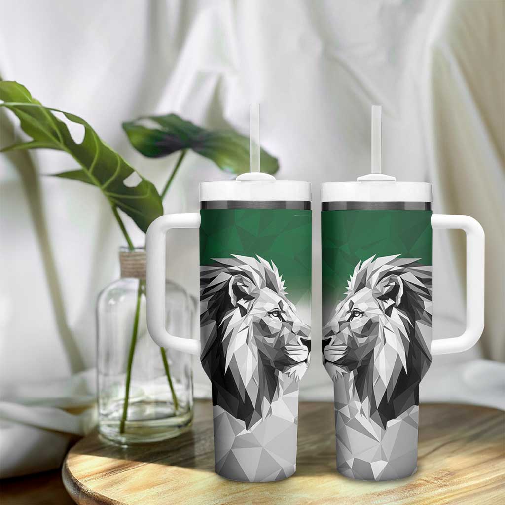 Custom Rugby Africa Kenya Tumbler With Handle Green Kenyan 22-23 Motif LT9