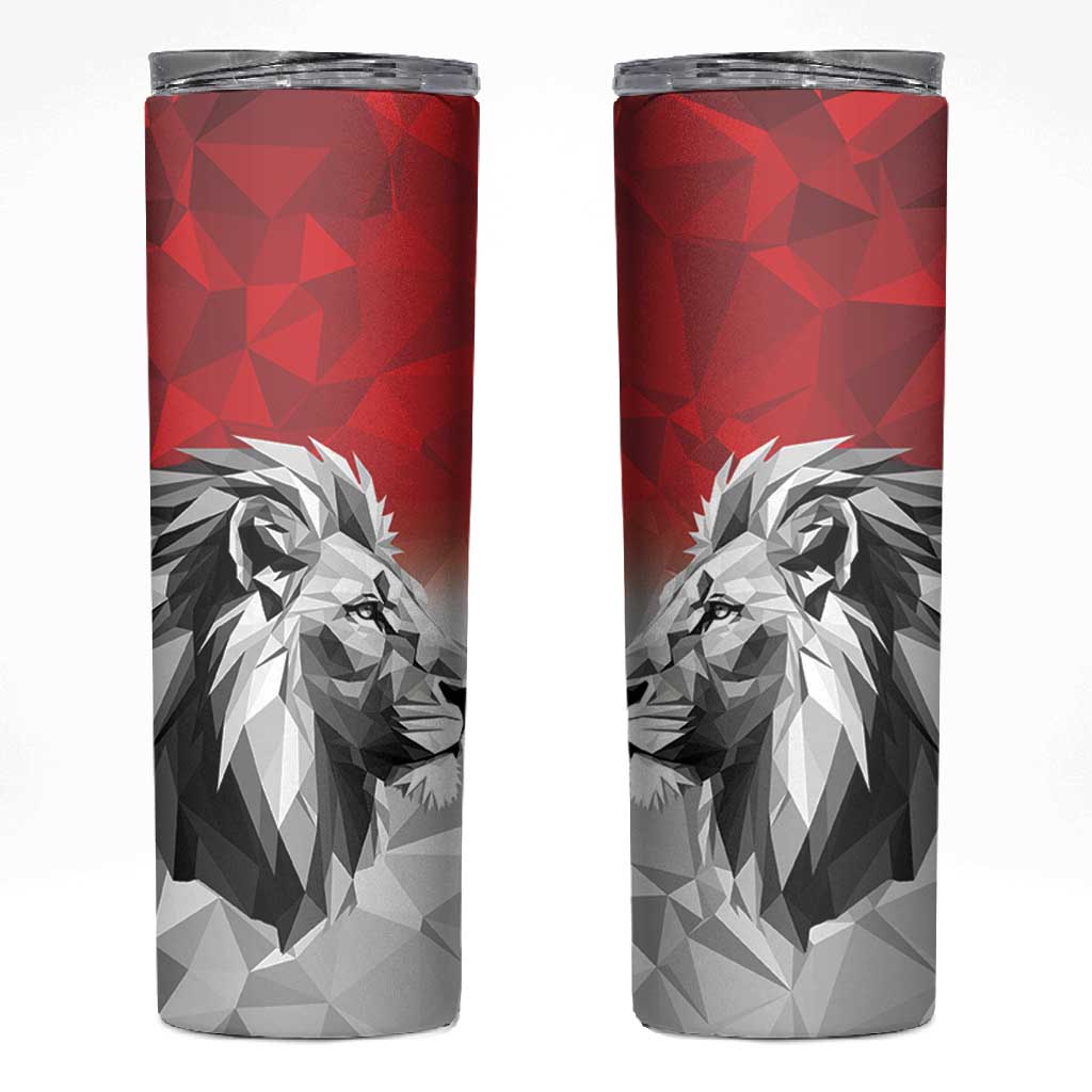 Custom Rugby Africa Kenya Skinny Tumbler Red Kenyan 22-23 Motif LT9