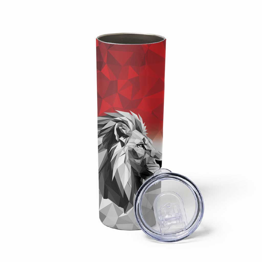 Custom Rugby Africa Kenya Skinny Tumbler Red Kenyan 22-23 Motif LT9