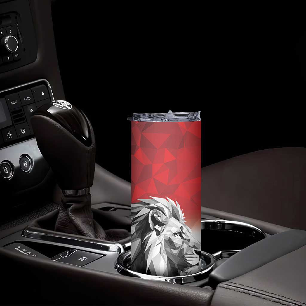 Custom Rugby Africa Kenya Skinny Tumbler Red Kenyan 22-23 Motif LT9