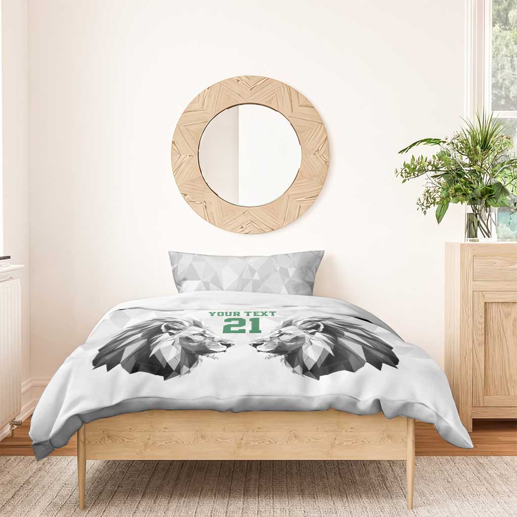 Custom Rugby Africa Kenya Bedding Set White Kenyan 22-23 Motif LT9