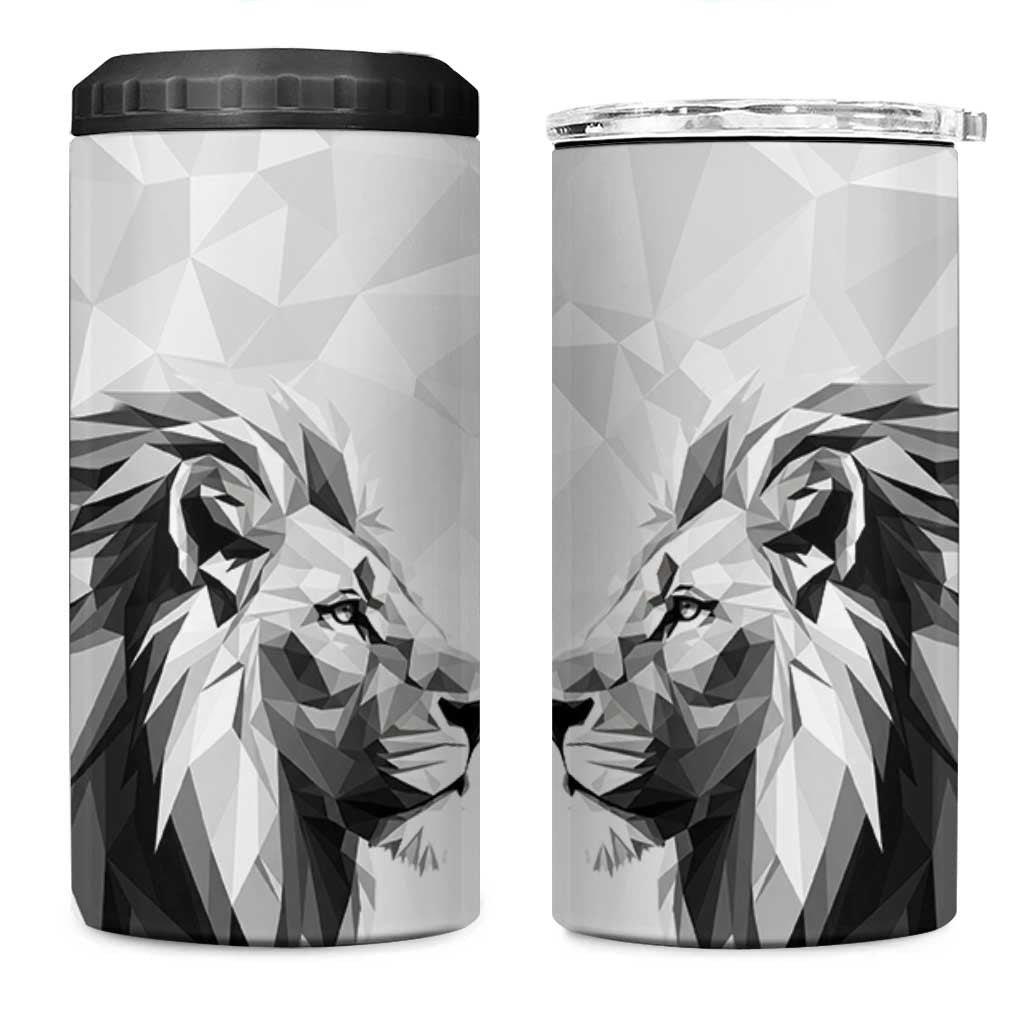 Custom Rugby Africa Kenya 4 in 1 Can Cooler Tumbler White Kenyan 22-23 Motif LT9