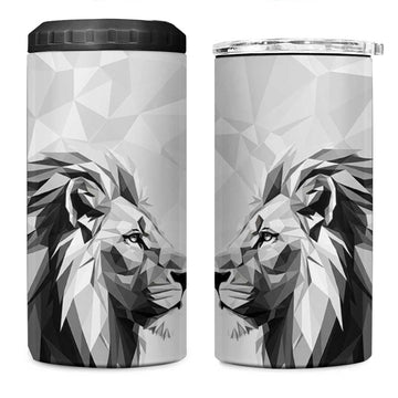 Custom Rugby Africa Kenya 4 in 1 Can Cooler Tumbler White Kenyan 22-23 Motif LT9