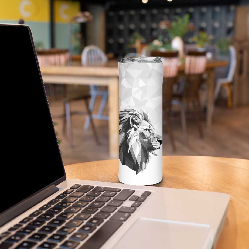 Custom Rugby Africa Kenya Skinny Tumbler White Kenyan 22-23 Motif LT9