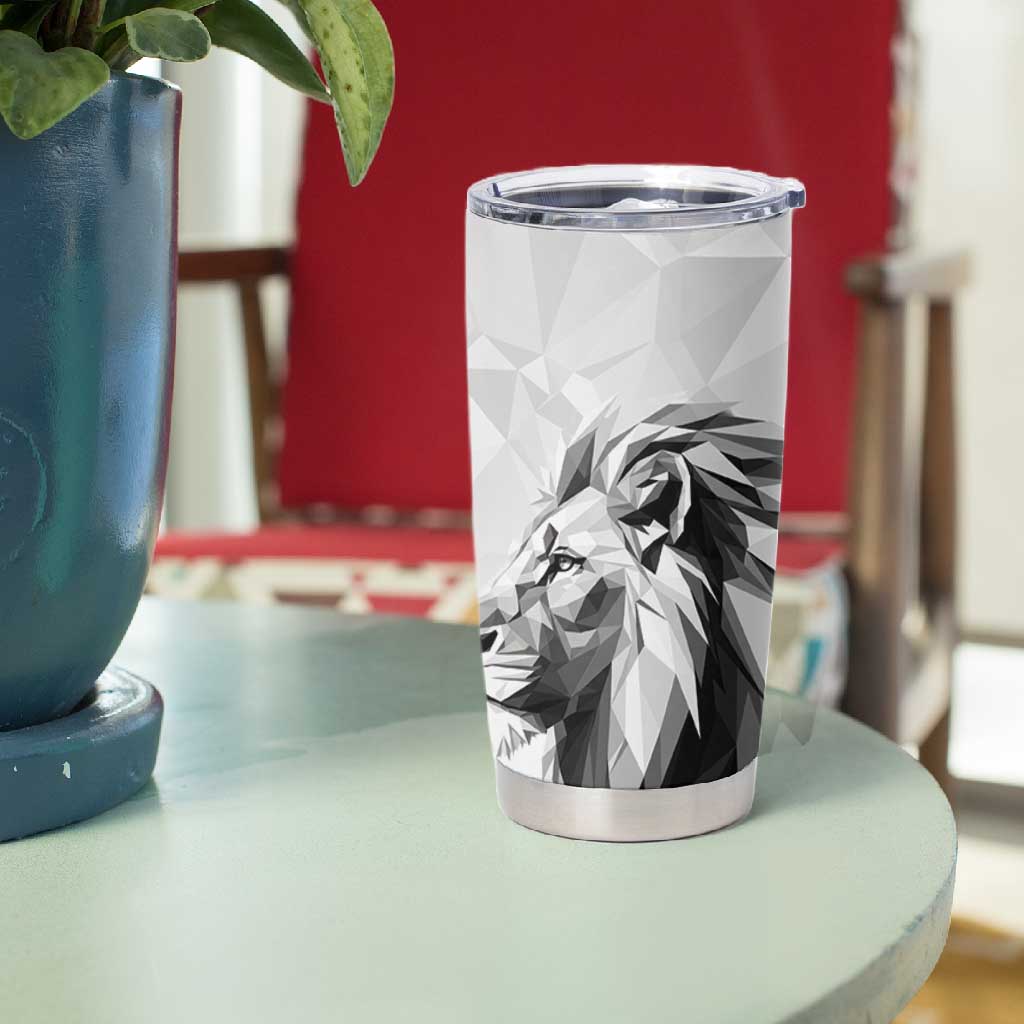 Custom Rugby Africa Kenya Tumbler Cup White Kenyan 22-23 Motif LT9