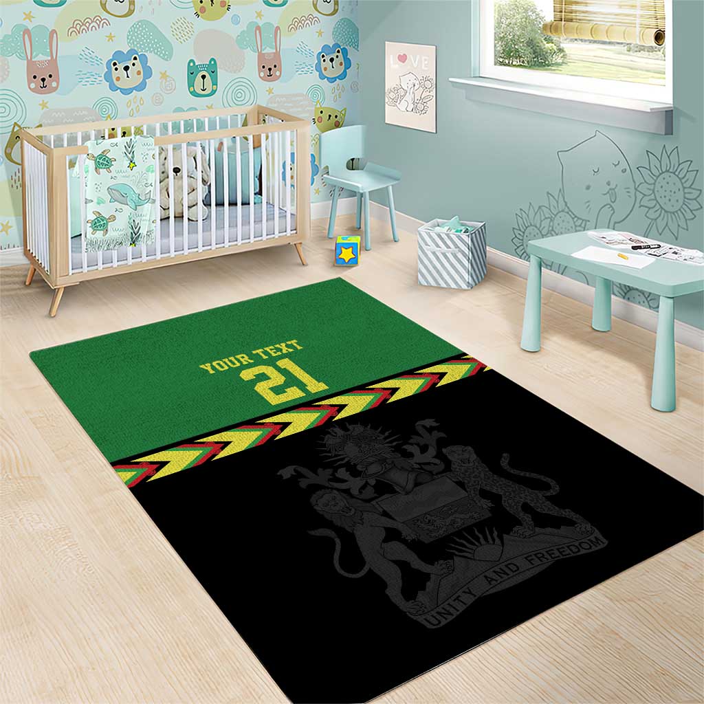 Custom Cricket Africa Malawi Area Rug Malawi Chevron Pattern LT9