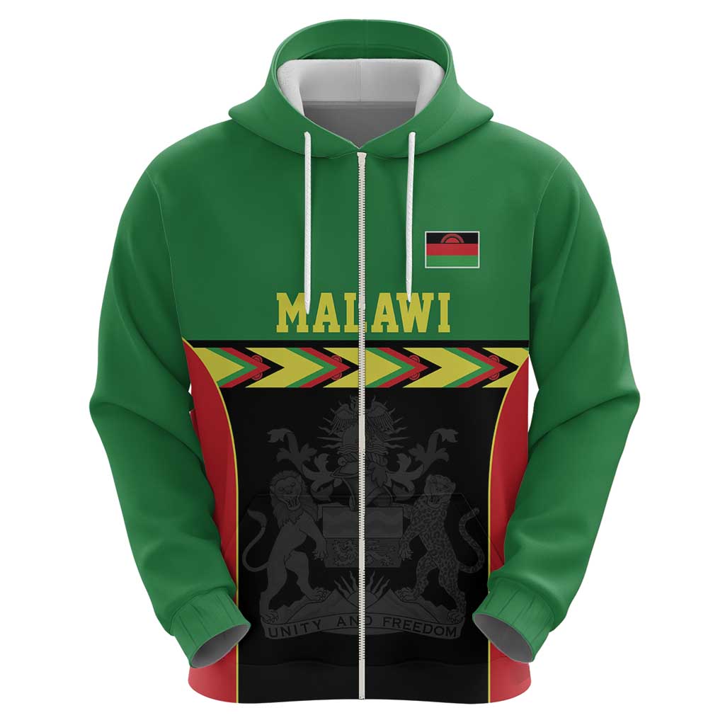 Malawi Cricket Custom Hoodie Malawi Chevron Pattern LT9
