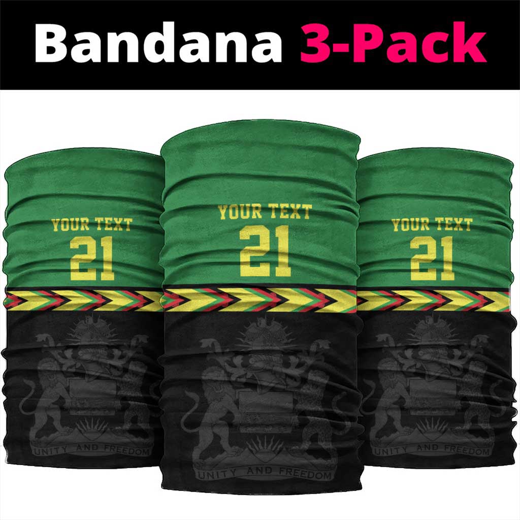 Malawi Cricket Custom Neck Gaiter Malawi Chevron Pattern LT9