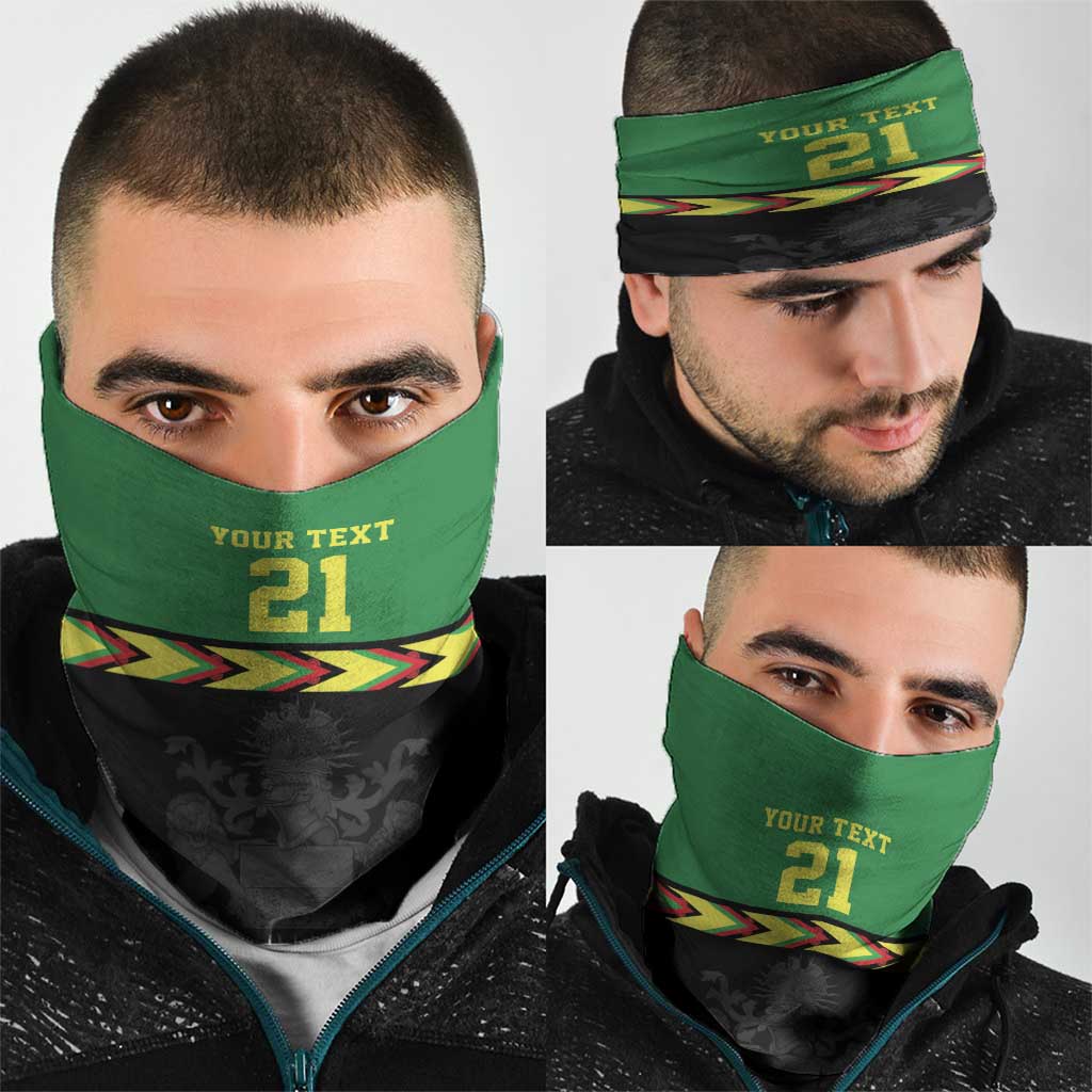 Malawi Cricket Custom Neck Gaiter Malawi Chevron Pattern LT9
