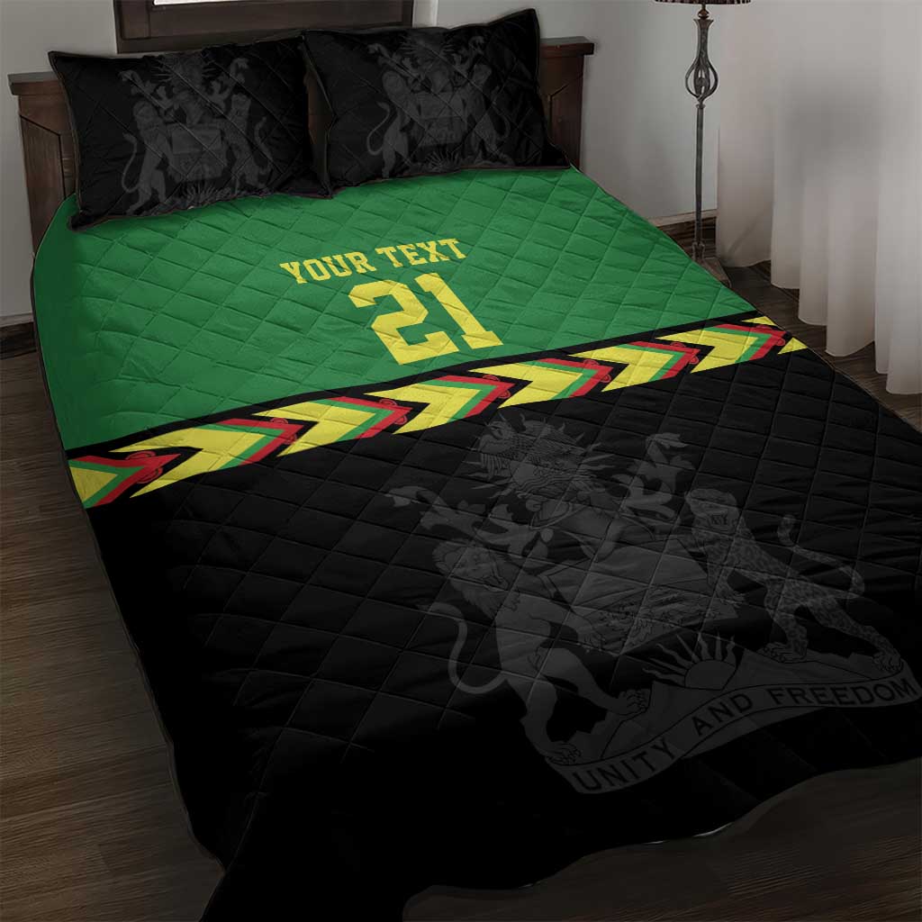 Custom Cricket Africa Malawi Quilt Bed Set Malawi Chevron Pattern LT9