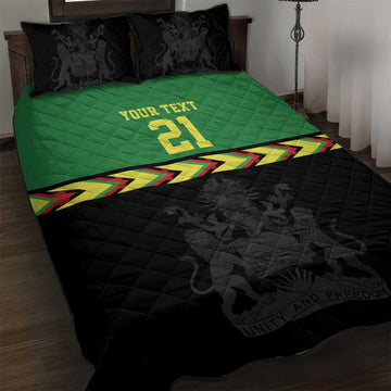 Custom Cricket Africa Malawi Quilt Bed Set Malawi Chevron Pattern LT9