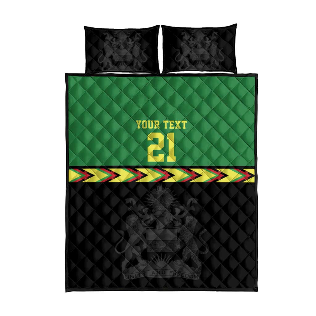 Custom Cricket Africa Malawi Quilt Bed Set Malawi Chevron Pattern LT9