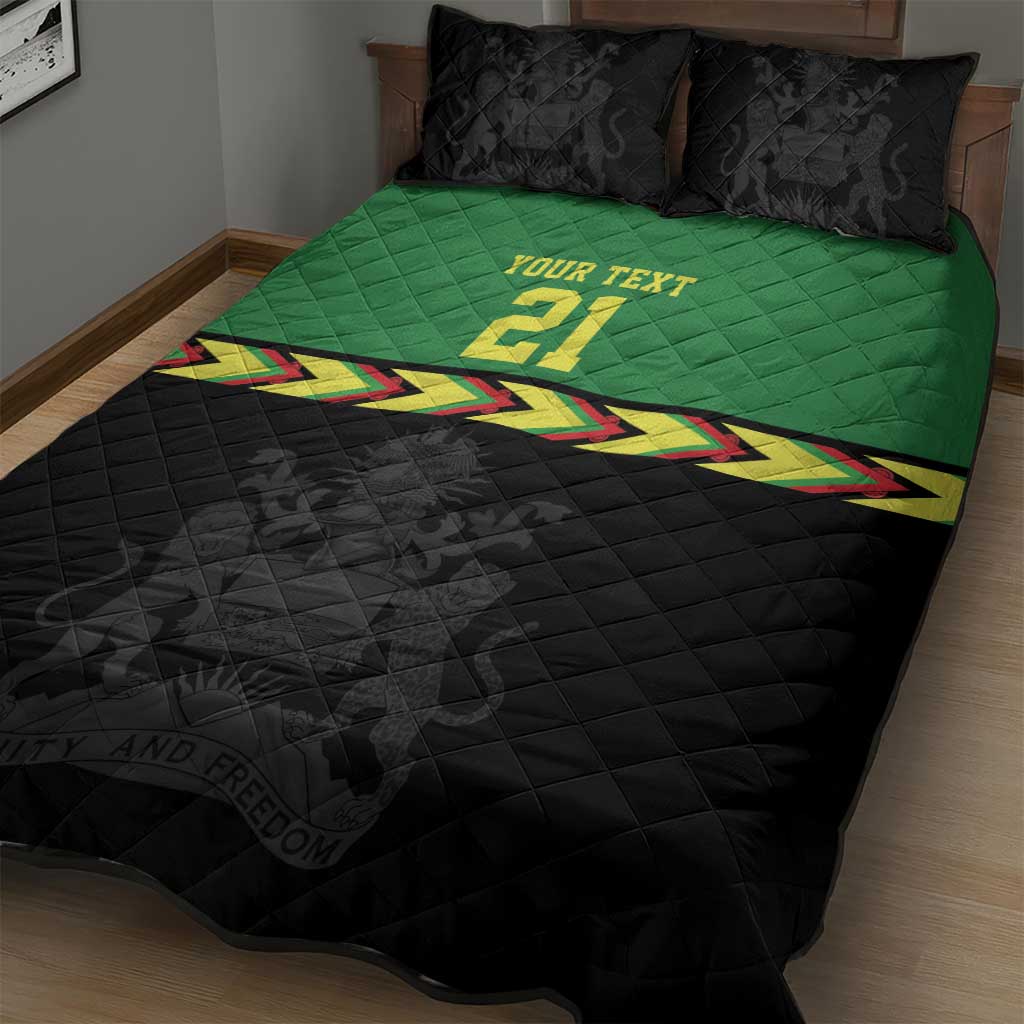 Custom Cricket Africa Malawi Quilt Bed Set Malawi Chevron Pattern LT9