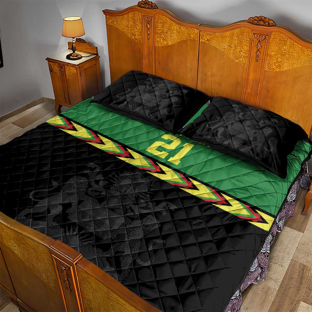 Custom Cricket Africa Malawi Quilt Bed Set Malawi Chevron Pattern LT9