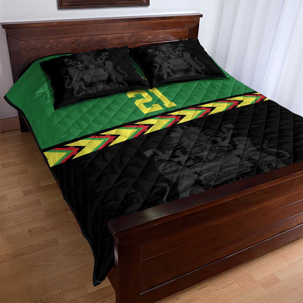 Custom Cricket Africa Malawi Quilt Bed Set Malawi Chevron Pattern LT9