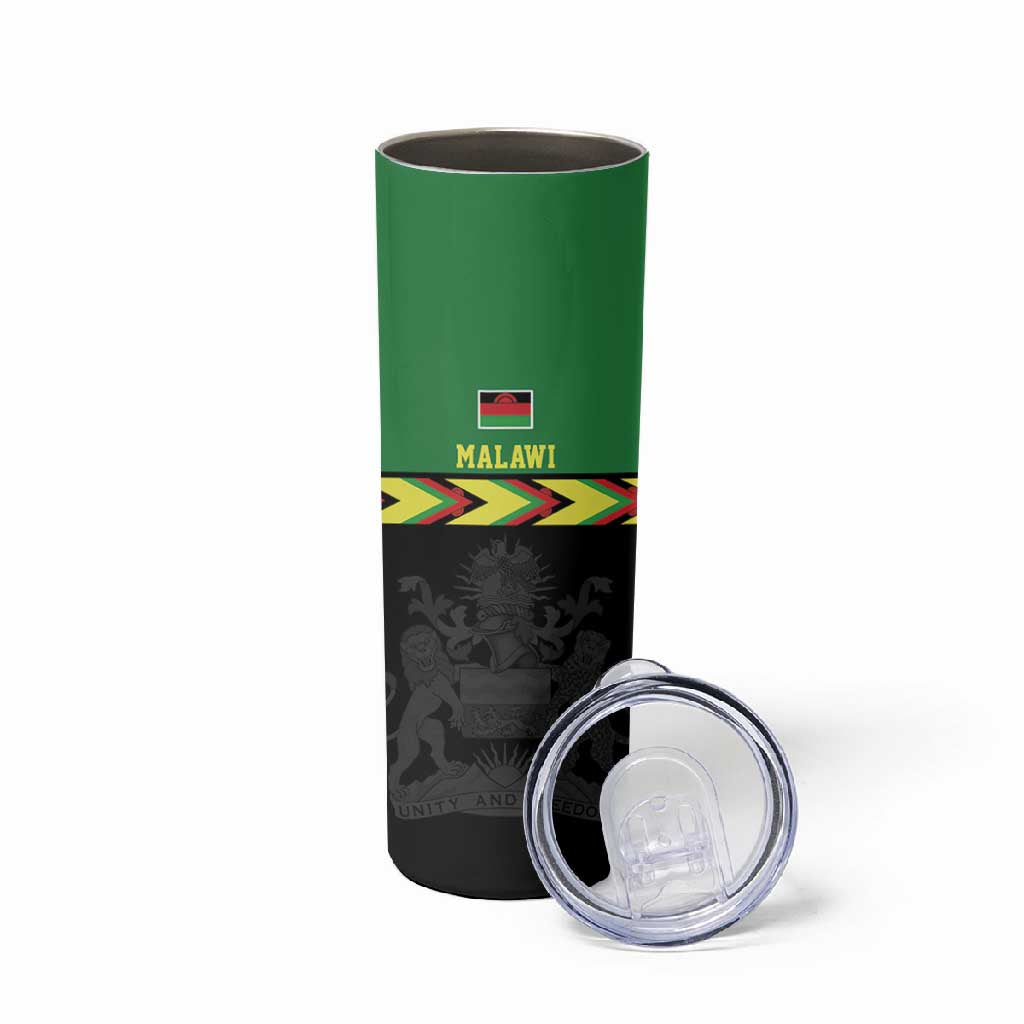 Custom Cricket Africa Malawi Skinny Tumbler Malawi Chevron Pattern LT9