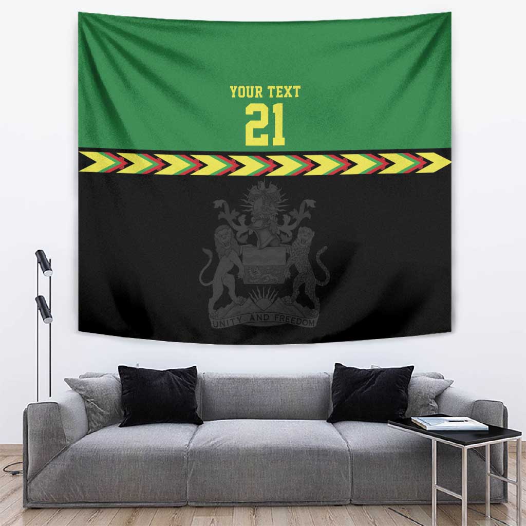 Custom Cricket Africa Malawi Tapestry Malawi Chevron Pattern LT9