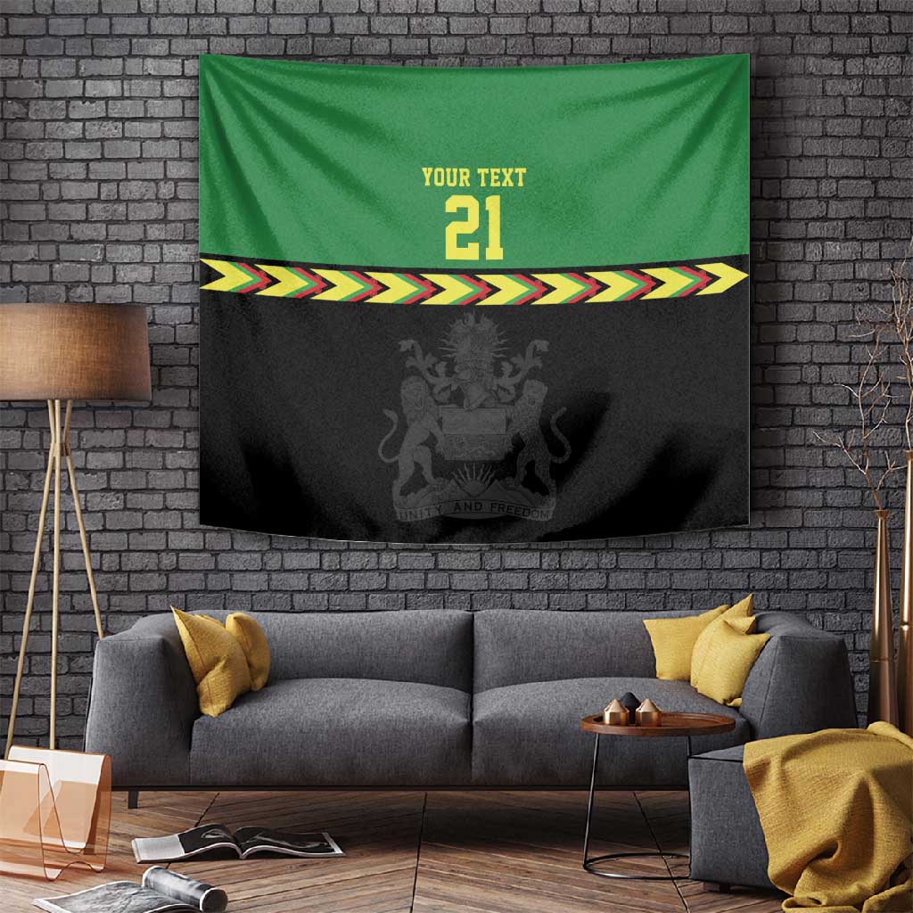 Custom Cricket Africa Malawi Tapestry Malawi Chevron Pattern LT9
