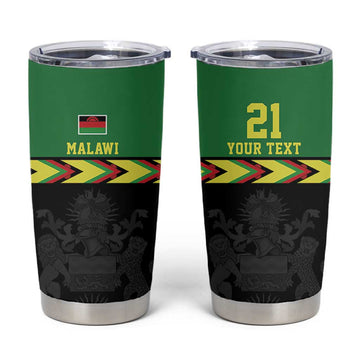 Custom Cricket Africa Malawi Tumbler Cup Malawi Chevron Pattern LT9