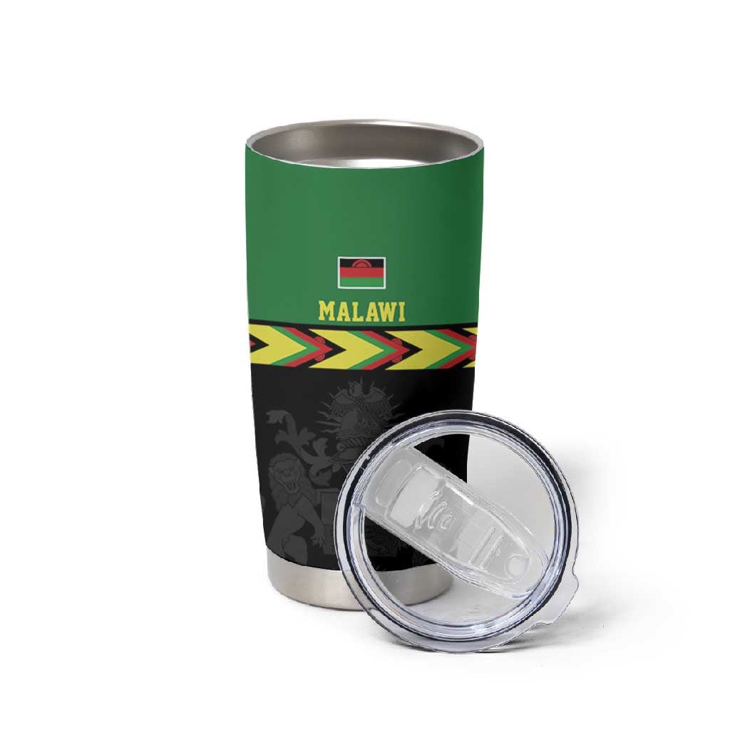 Custom Cricket Africa Malawi Tumbler Cup Malawi Chevron Pattern LT9