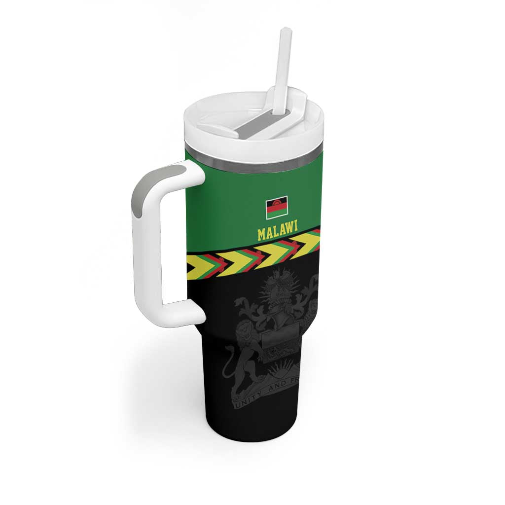 Custom Cricket Africa Malawi Tumbler With Handle Malawi Chevron Pattern LT9