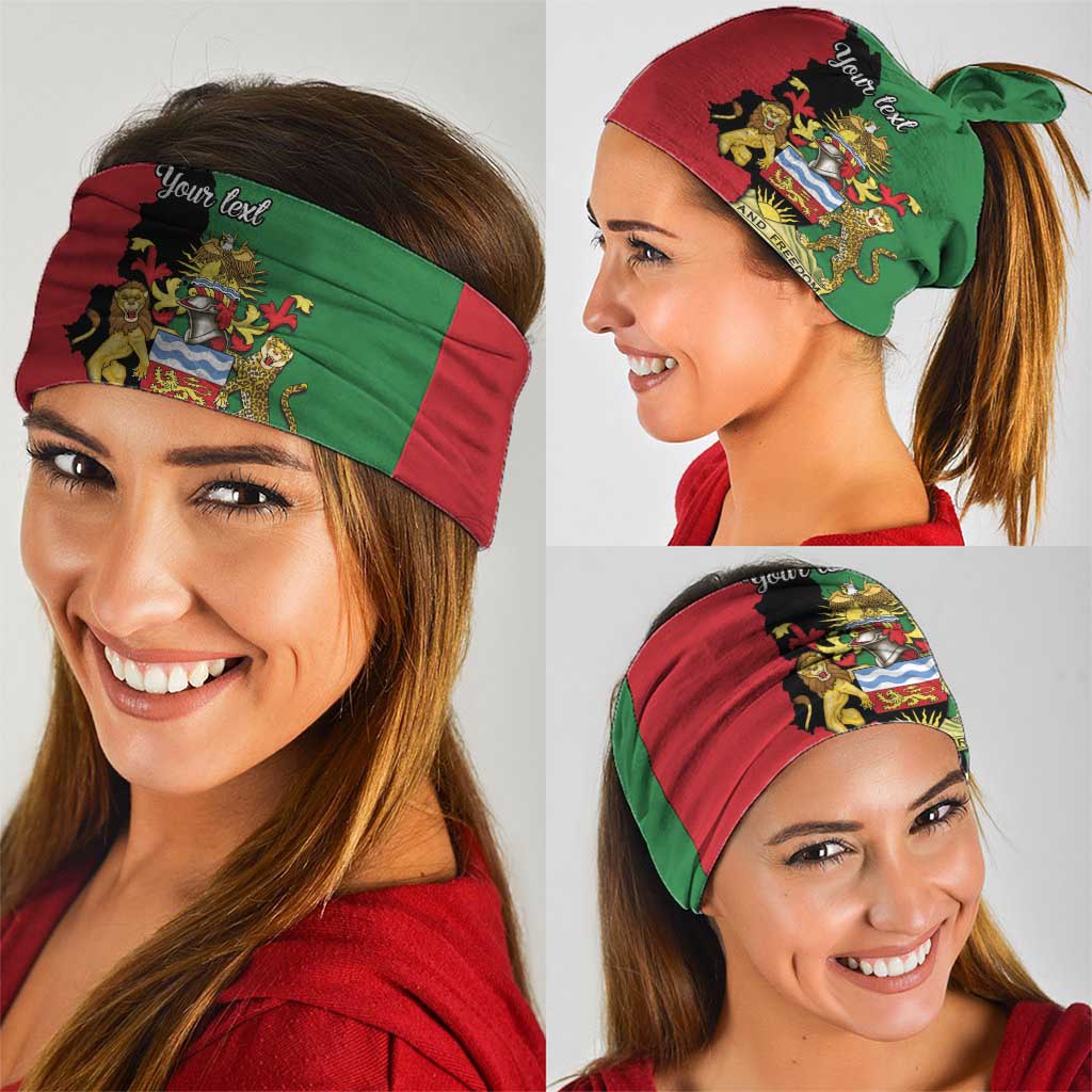Malawi Flag Map Neck Gaiter Simple Malawi Emblem Coat of Arms LT9