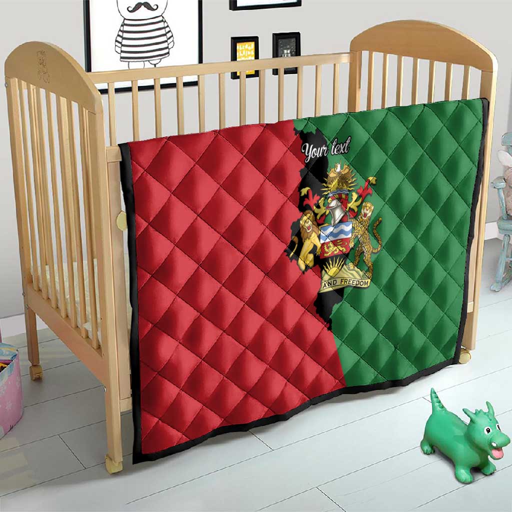 Malawi Flag Map Quilt Simple Malawi Emblem Coat of Arms LT9