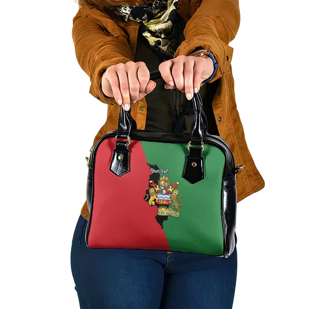 Malawi Flag Map Shoulder Handbag Simple Malawi Emblem Coat of Arms LT9