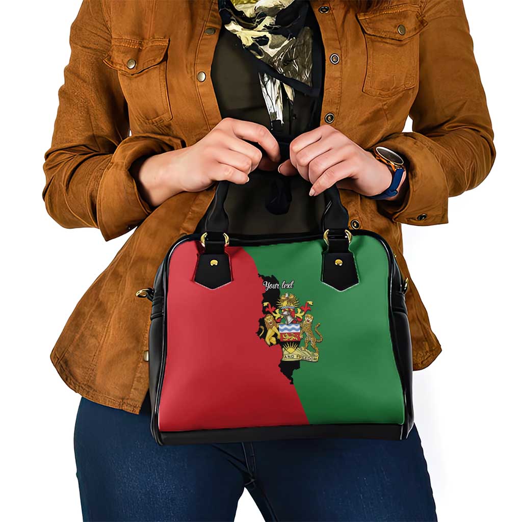 Malawi Flag Map Shoulder Handbag Simple Malawi Emblem Coat of Arms LT9