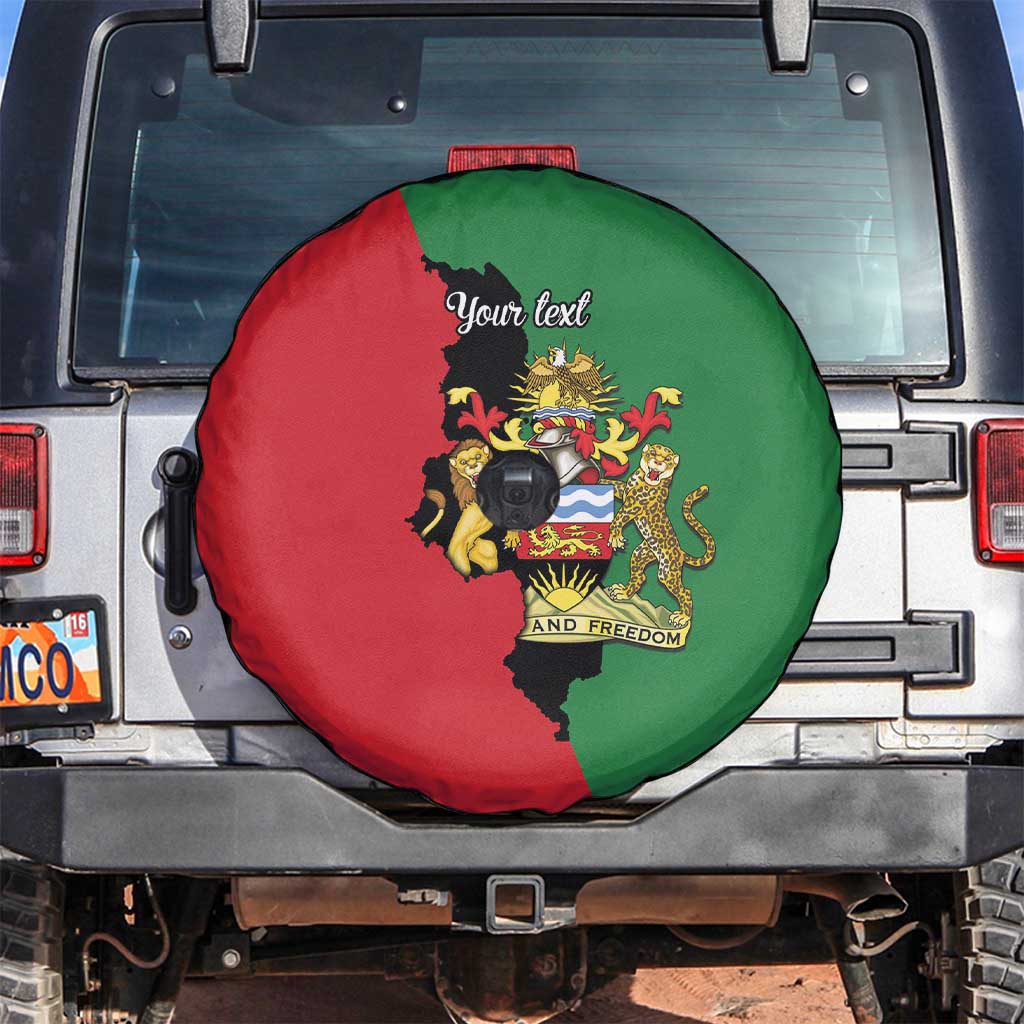 Malawi Flag Map Spare Tire Cover Simple Malawi Emblem Coat of Arms LT9