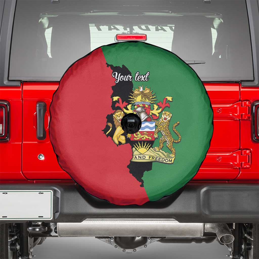 Malawi Flag Map Spare Tire Cover Simple Malawi Emblem Coat of Arms LT9