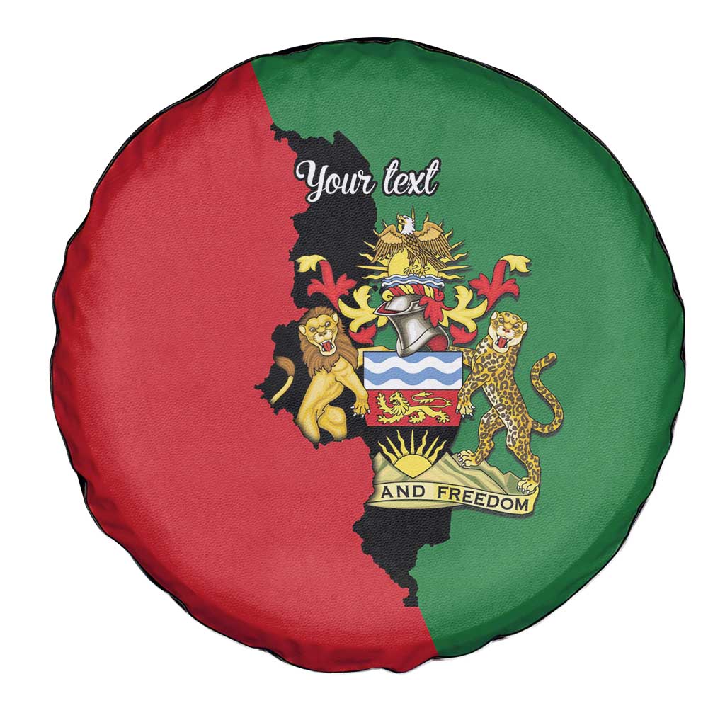 Malawi Flag Map Spare Tire Cover Simple Malawi Emblem Coat of Arms LT9