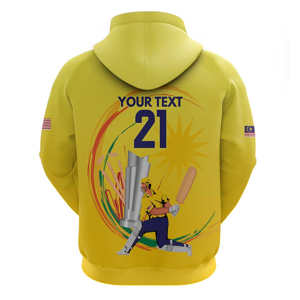 Custom Cricket Malaysia East Asia-Pacific Hoodie Malaysia Road to Glory LT9