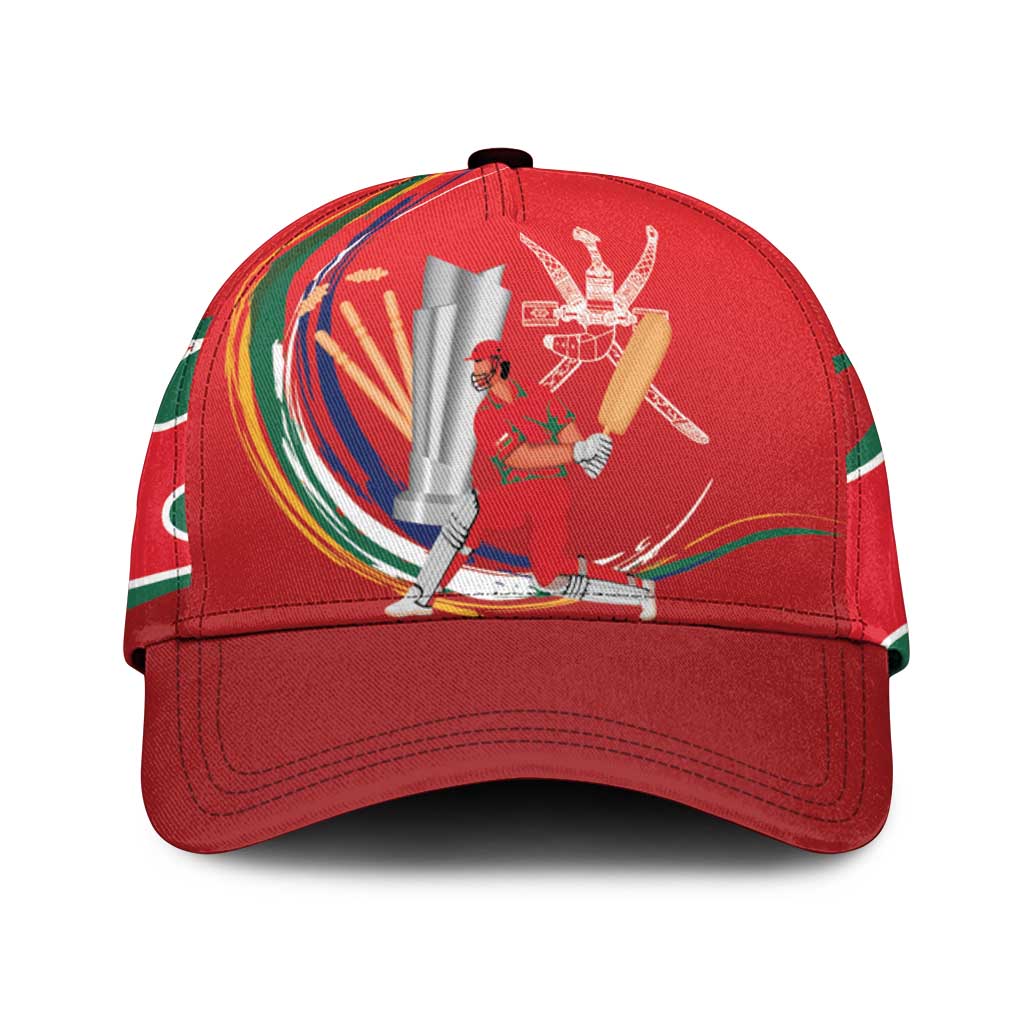 Custom Cricket Oman East Asia-Pacific Classic Cap Oman Home Victory Spirit LT9