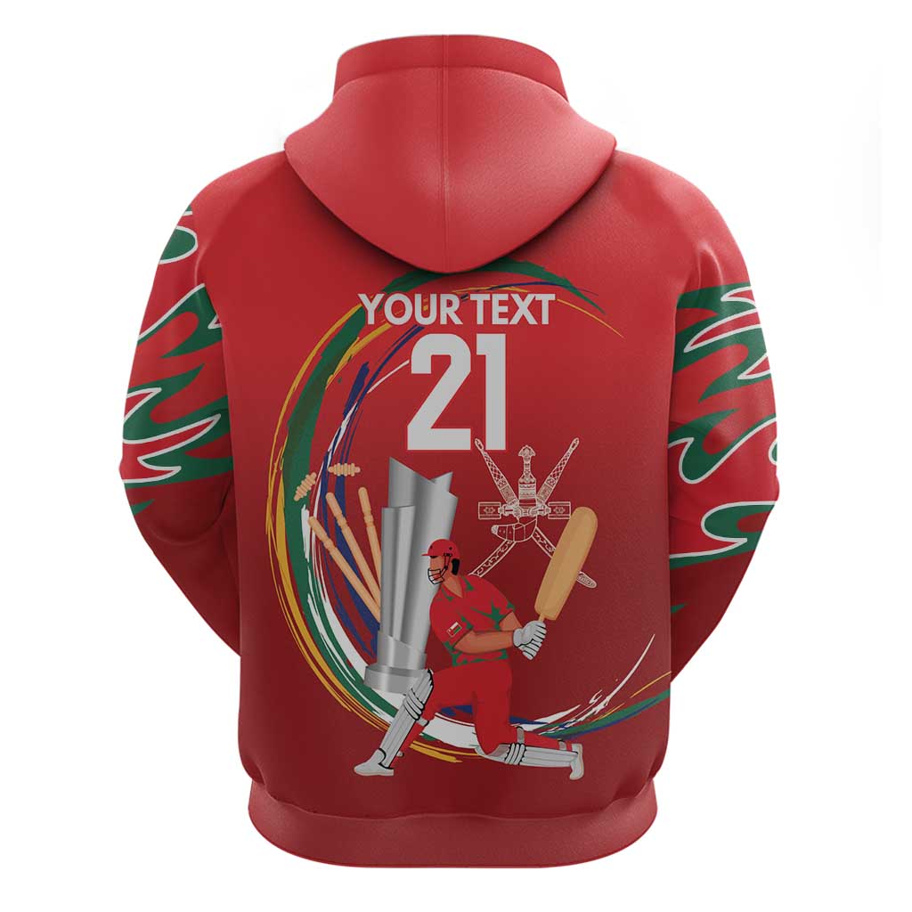 Custom Cricket Oman East Asia-Pacific Hoodie Oman Home Victory Spirit LT9