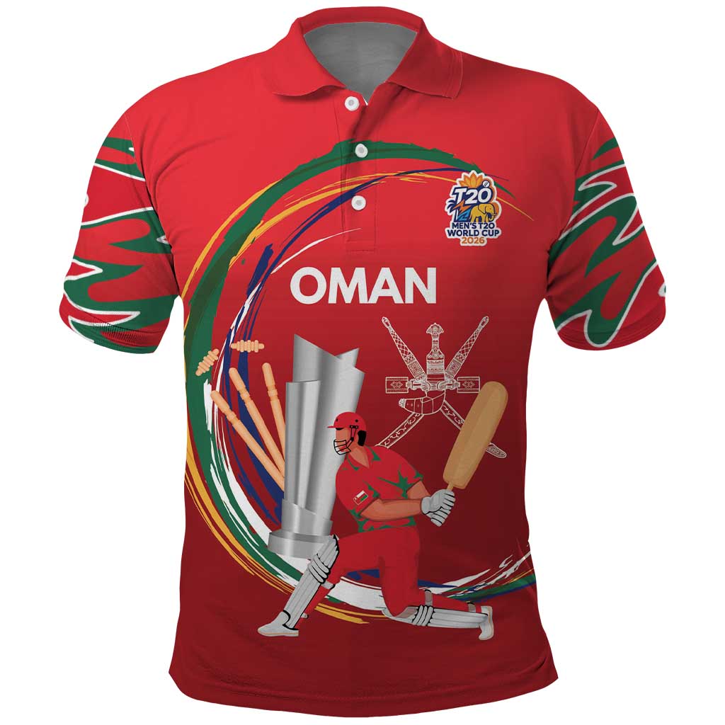 Custom Cricket Oman East Asia-Pacific Polo Shirt Oman Home Victory Spirit LT9