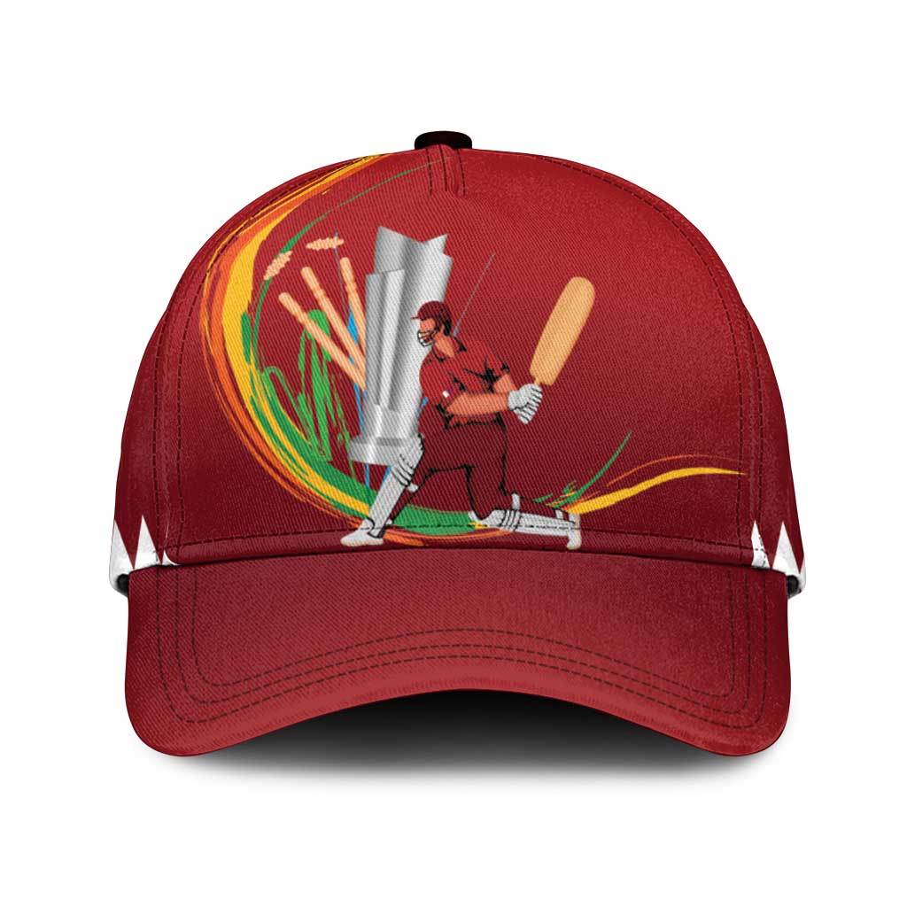 Custom Cricket Qatar East Asia-Pacific Classic Cap Qatar Boundary to Victory LT9
