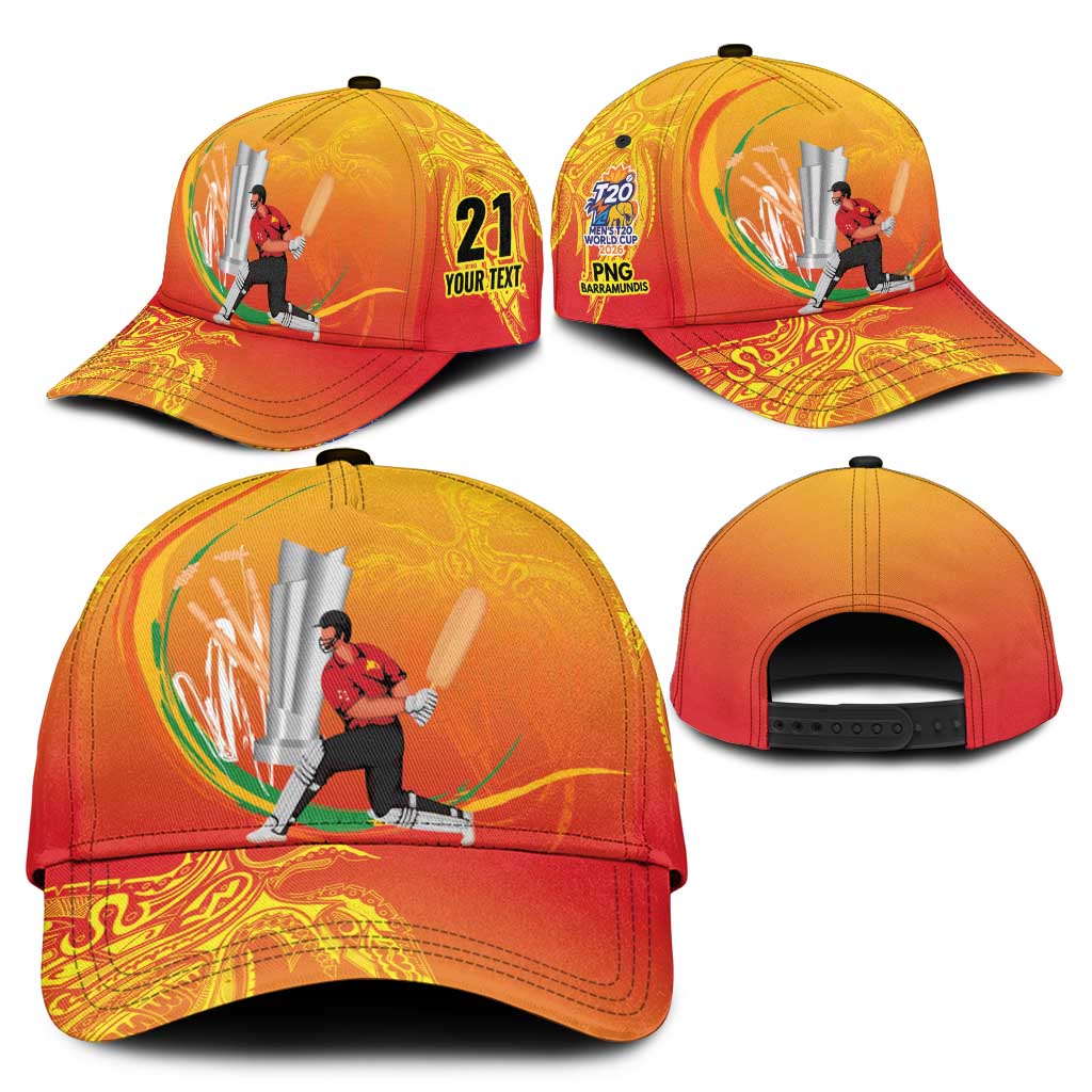 Custom Cricket PNG East Asia-Pacific Classic Cap Papua New Guinea Rise to Power LT9