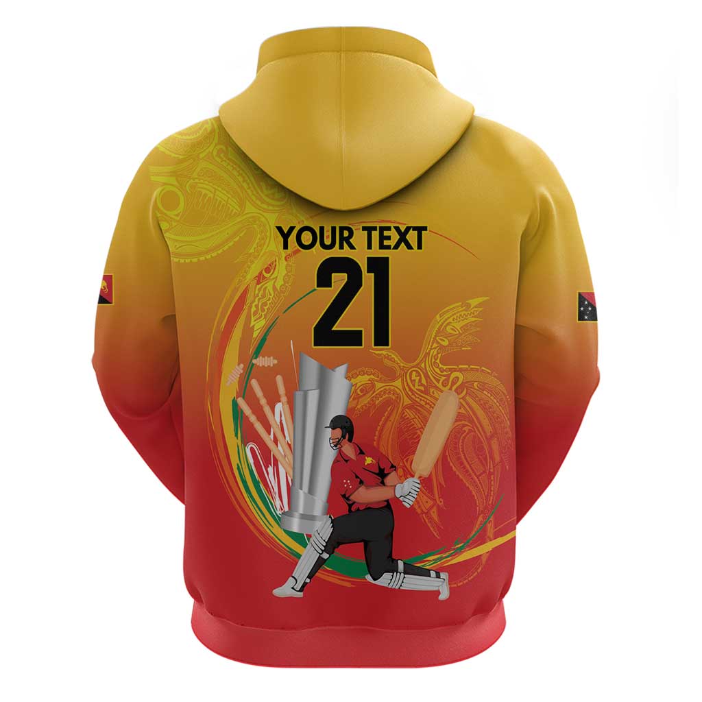 Custom Cricket PNG East Asia-Pacific Hoodie Papua New Guinea Rise to Power LT9