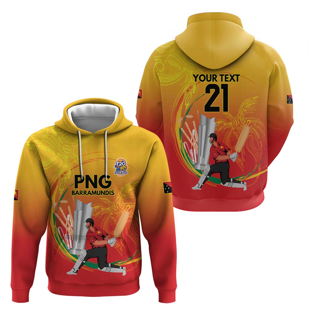 Custom Cricket PNG East Asia-Pacific Hoodie Papua New Guinea Rise to Power LT9