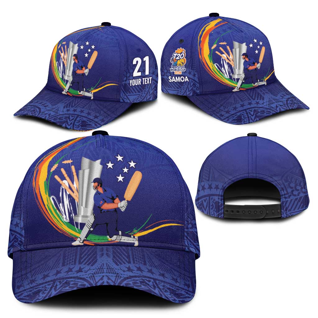 Custom Cricket Samoa East Asia-Pacific Classic Cap Samoa Storming the Limits LT9
