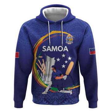 Custom Cricket Samoa East Asia-Pacific Hoodie Samoa Storming the Limits LT9