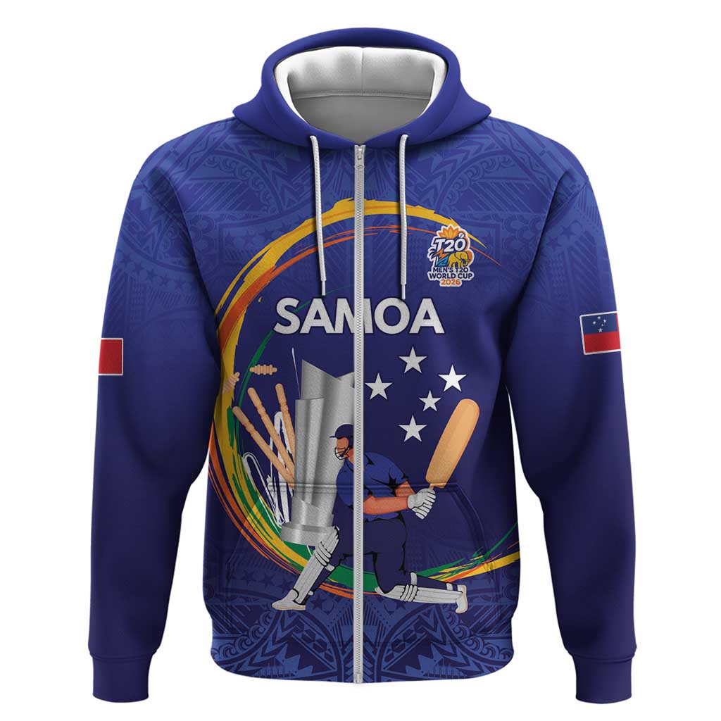 Custom Cricket Samoa East Asia-Pacific Hoodie Samoa Storming the Limits LT9