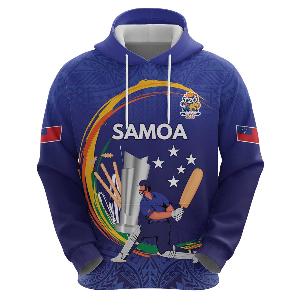 Custom Cricket Samoa East Asia-Pacific Hoodie Samoa Storming the Limits LT9